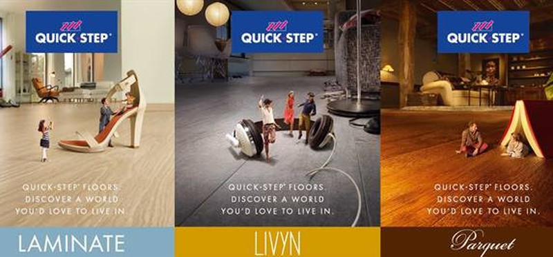 Piso em vinil Quick Step Livyng