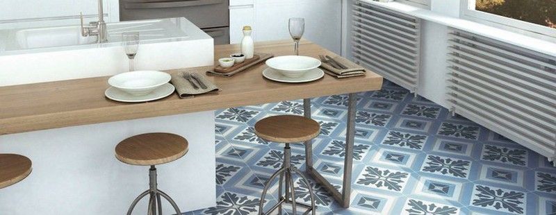 Nuevas baldosas de porcelánico imitación hidráulico