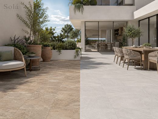 Gres extrusionado o porcelánico para exterior