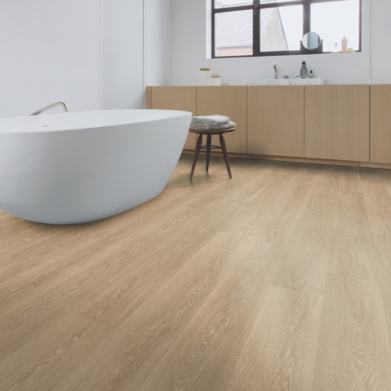 Can I put laminate flooring throughout the house?