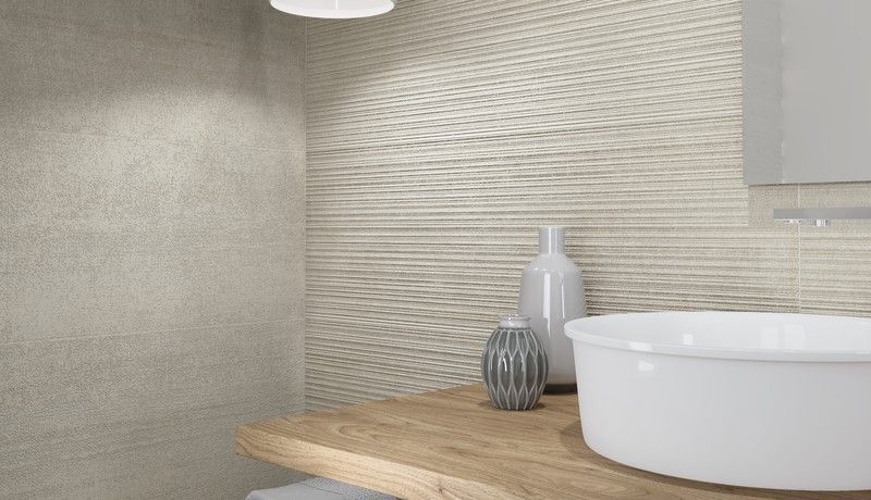 Combinación de azulejos para baños pequeños