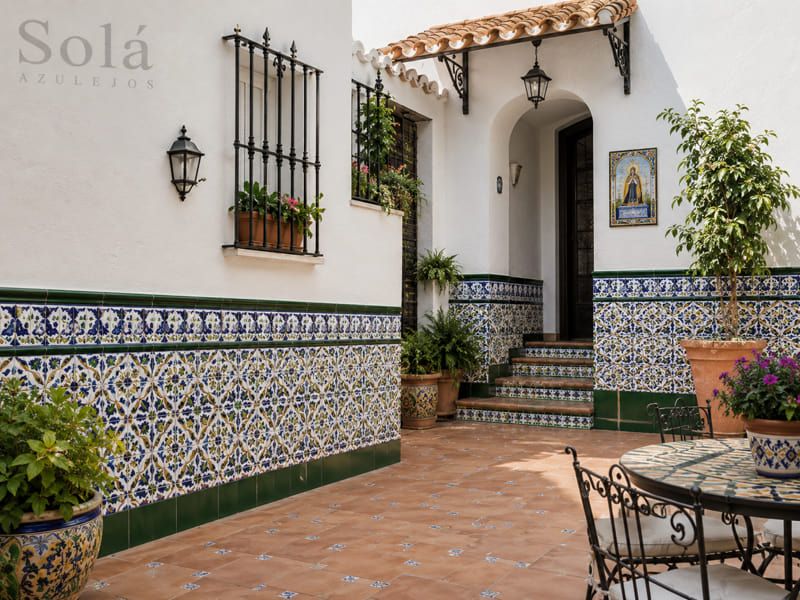 12 Tipos de zócalos para paredes exteriores: Auténtico estilo andaluz