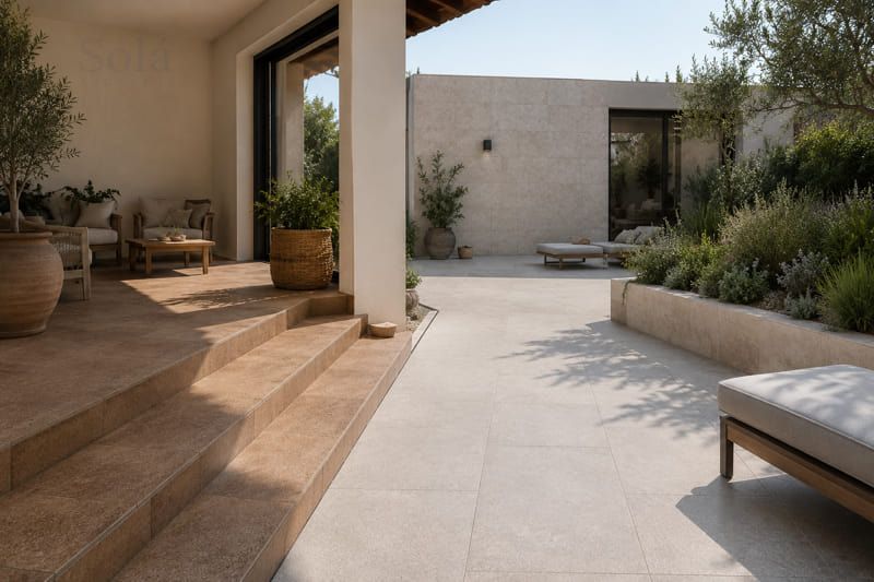 Qué aporta el gres porcelánico para exterior