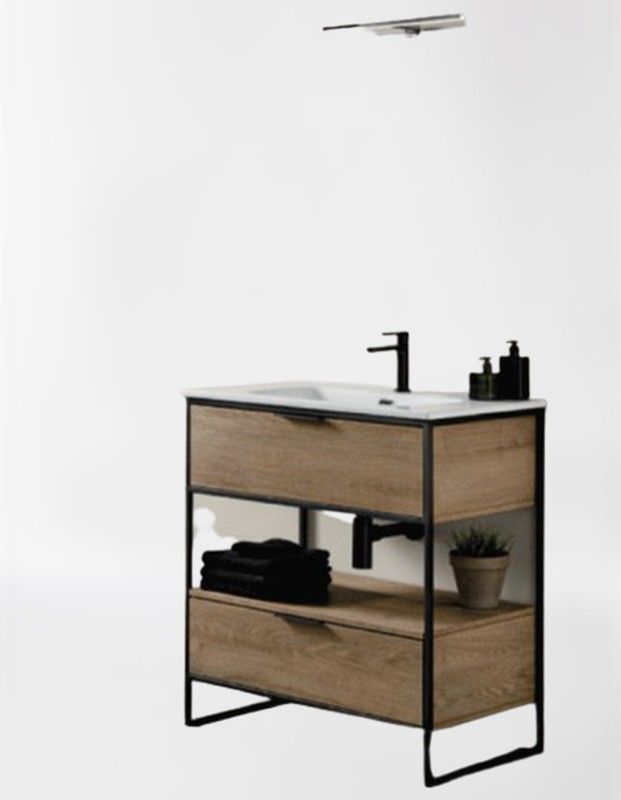 Mueble de baño con patas