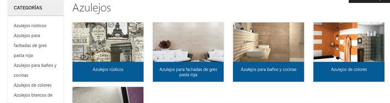 Catálogo de azulejos