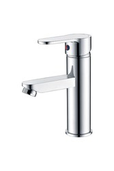 Chrome basin faucet