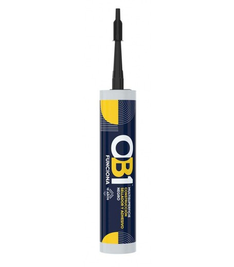 Adhesivo sellador OB1 negro 290ml