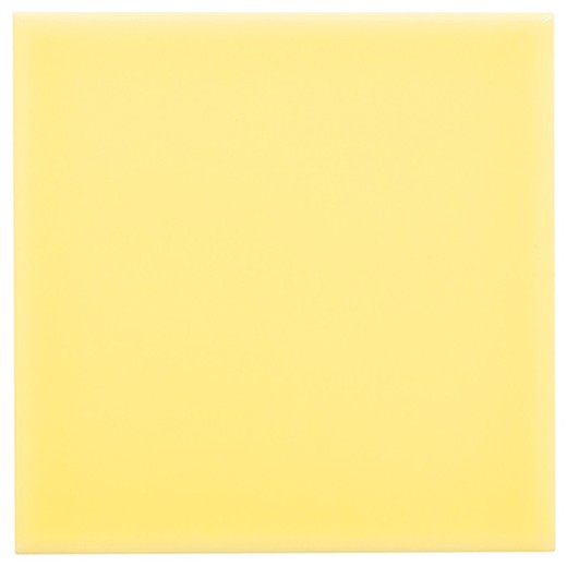 Azulejo 10x10 color Banana brillo  100 piezas  1,00 m2/Caja Complementto