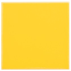 Rajola 10x10 color groc fosc brillant 100 peces 1,00 m2/Caixa Complement