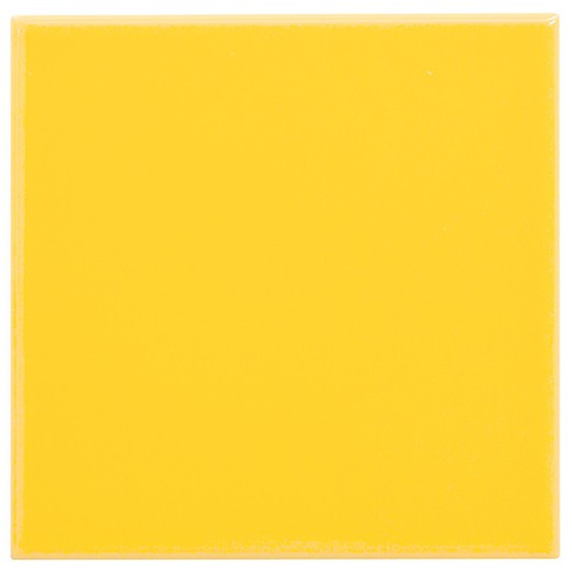 Carrelage jaune foncé brillant 10x10 100 pièces 1,00 m2/Boîte Complément