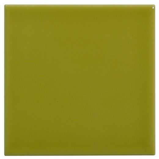 Tile 10x10 glossy Avocado color 100 pieces 1.00 m2/Box Complement