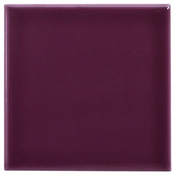 Rajola 10x10 color Albergínia brillant 100 peces 1,00 m2/Caixa Complement