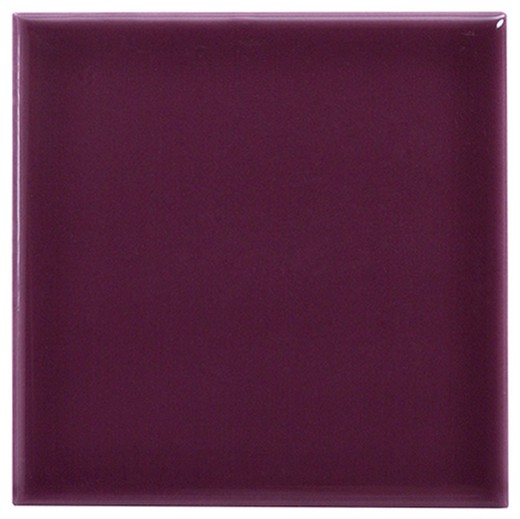 10x10 tile gloss Aubergine color 100 pieces 1.00 m2/Box Complement