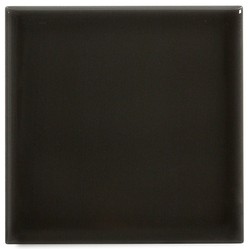 10x10 kakel i mörkgrå glansfärg 100 st 1,00 m2/Lådkomplement