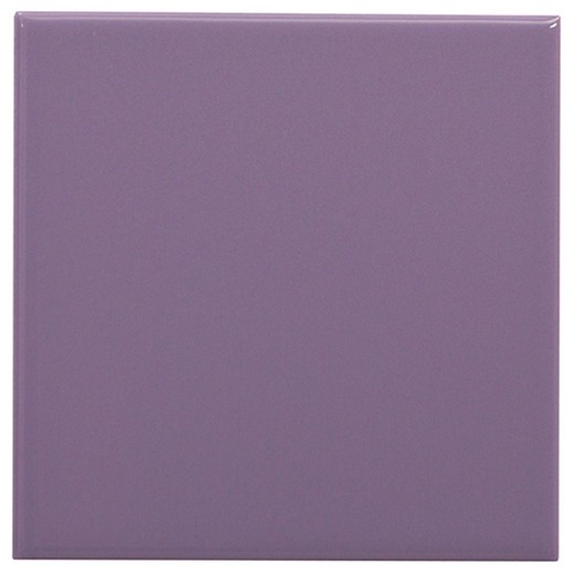 Tile 10x10 Lilac gloss color 100 pieces 1.00 m2/Box Complement