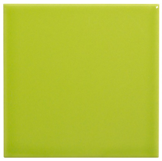 Azulejo 10x10 color Moss Green brillo 100 piezas 1,00 m2/Caja Complementto