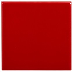 Azulejo 10x10 Brilho Cor Vermelho 100 peças 1,00 m2/Caixa Complemento