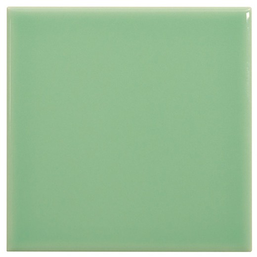 Azulejo 10x10 na cor verde claro brilho 100 peças 1,00 m2/Caixa Complemento