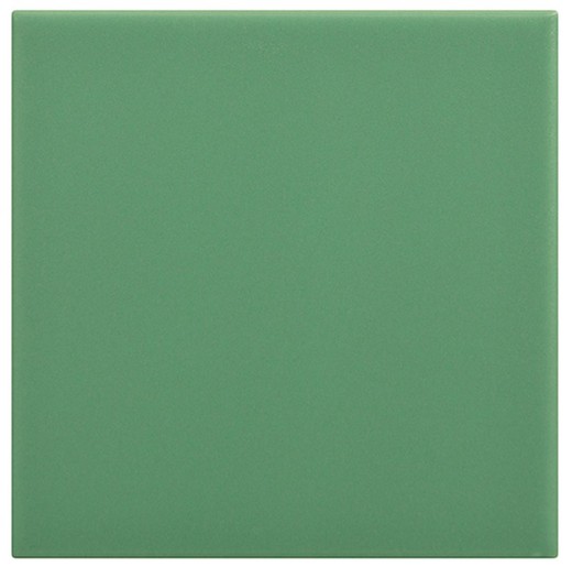 Mattgrön 10x10 kakel 100 st 1,00 m2/Lådkomplement