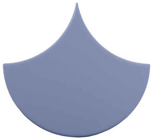 Escama-Fliese 15,5x17 matt hellblaue Farbe 33 Stück 0,50 m2/Karton Ergänzung