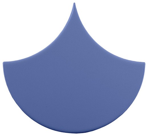 Piastrella escama 15,5x17 colore blu scuro opaco 33 pezzi 0,50 m2/scatola Complemento