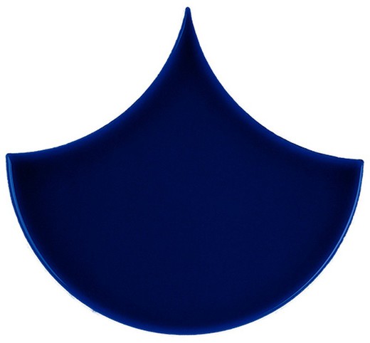 Escama telha 15,5x17 cor azul vitoriana brilho 33 peças 0,50 m2/Caixa Complemento