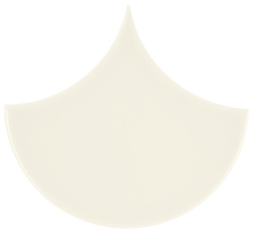 Escama tile 15.5x17 gloss Cream color 33 pieces 0.50 m2/Box Complement