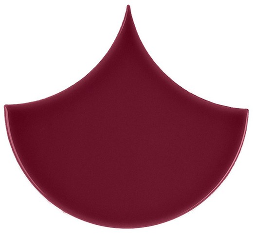 Πλακάκι Escama 15,5x17 γυαλιστερό χρώμα Bordeaux 33 τεμάχια 0,50 m2/Box Complement
