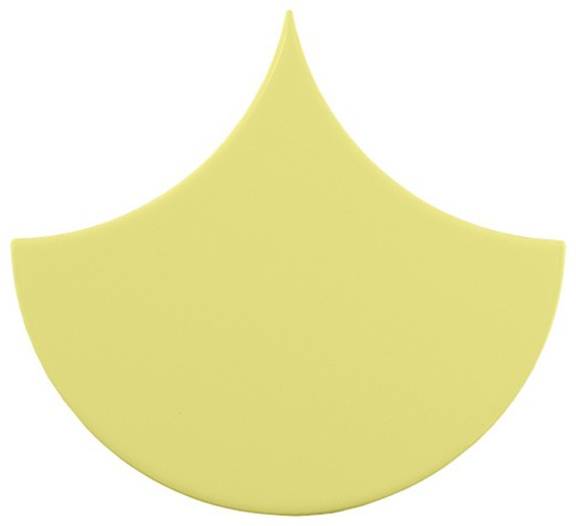 Escama-Fliese 15,5x17 matt Zitronenfarbe 33 Stück 0,50 m2/Karton Ergänzung