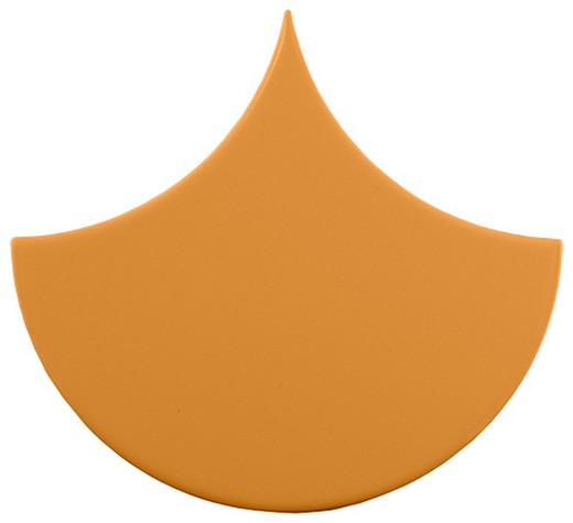 Azulejo Escama 15,5x17 color Naranja mate 33 piezas 0,50 m2/Caja Complementto
