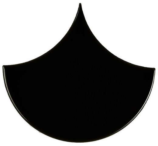Azulejo Escama 15,5x17 color Negro brillo 33 piezas 0,50 m2/Caja Complementto