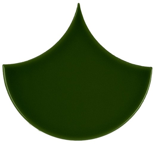 Πλακάκι Escama 15,5x17 Victorian Green gloss χρώμα 33 τεμάχια 0,50 m2/Box Complement
