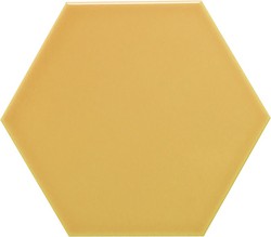 Azulejo Hexagonal 11x13 color Beige brillo 54 piezas 0,70 m2/Caja Complementto