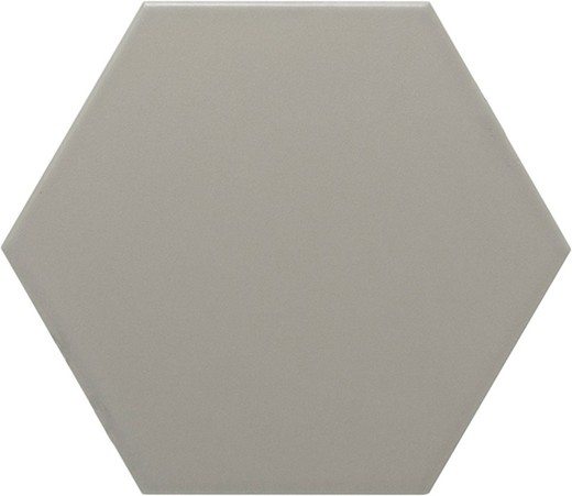 Azulejo hexagonal 11x13 mate cor Cinza 54 peças 0,70 m2/Caixa Complemento