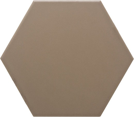 Hexagonal tile 11x13 Matte Stone color 54 pieces 0.70 m2/Box Complement