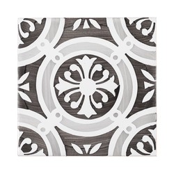 Azulejo hidraulico Morella pizarra 14x14 cm Ceramica Lantiga