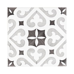 Azulejo hidraulico Vinaroz pizarra 14x14 cm Ceramica Lantiga