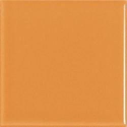 Azulejo Naranja Brillo 15x15   1,00M2/Caja  44 Piezas