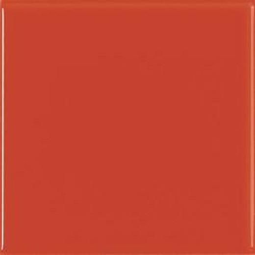 Azulejo Rojo Brillo 20X20  1,00M2/Caja  25 Piezas/Caja