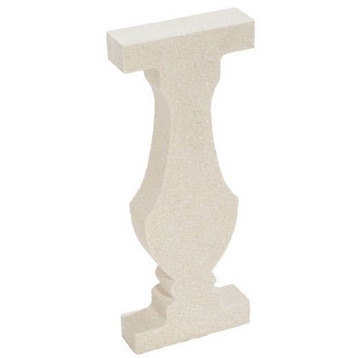 Platt halvpolerad baluster Marbella Verniprens