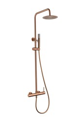 Barre de douche monocommande Monza or rose brossé BDM039/ORC Imex