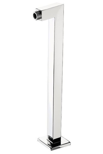 Square wall shower arm