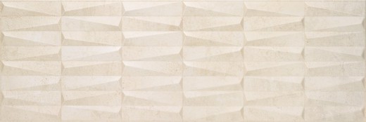 Tile Box 30x90 9525 cream relief 1,08m2 4pieces Porcelanite