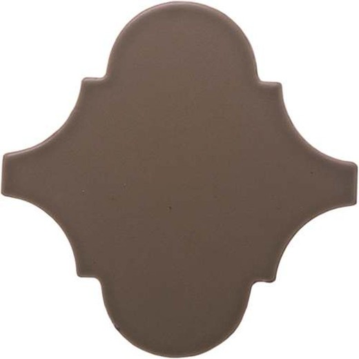 Boîte de carreaux Arabesque 15x15 chocolat mat 0,50ms / 39 pièces Complementto