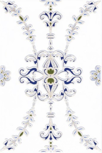 Caixa azulejo Cartuja 20x30cm 1,50m2 25 peças Cerâmica Ribesalbes