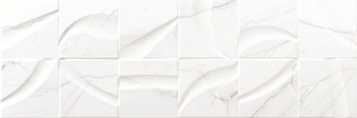 Caja Azulejo Nantes Wall White Relieve 30x90 1,08m2 Tau