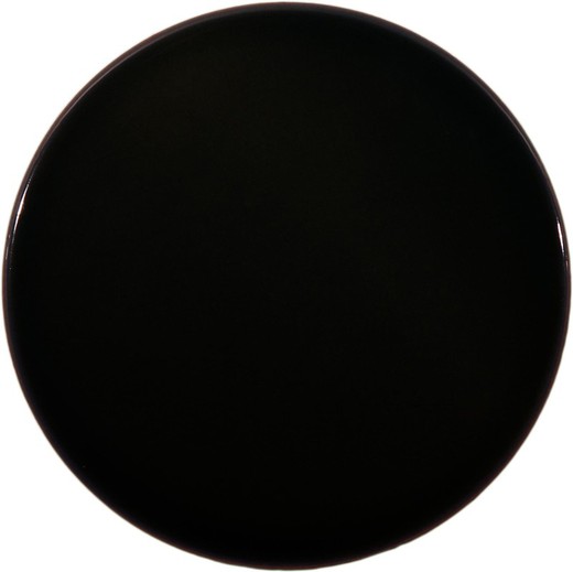 Carrelage rond noir 16x16 brillant 0,50ms / 25 pièces Complementto