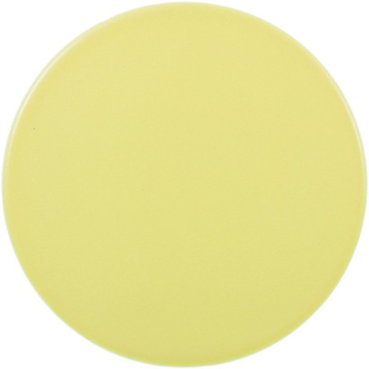 Matte lemon ronde tegeldoos 0.50ms / 25 stuks Complementto