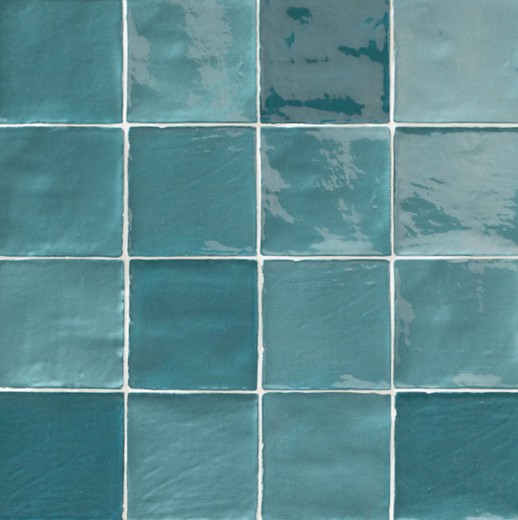 Caja azulejo Stow Mix 10x10 Turchese 0,56m2 56 piezas Natucer