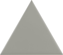 Caixa azulejo triângulo 18,5x16 cm Cinza mate 0,50ms / 35 peças Complementto
